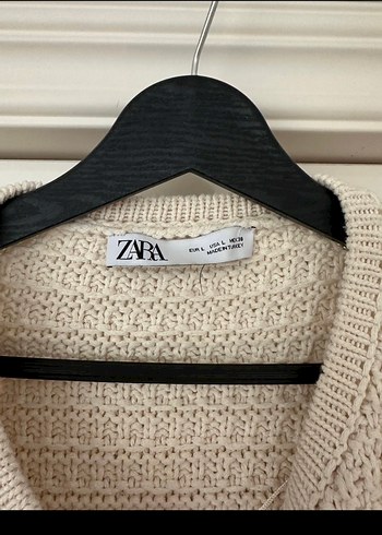 Kadın Gri Örgü Midi Hırka - Görsel 2