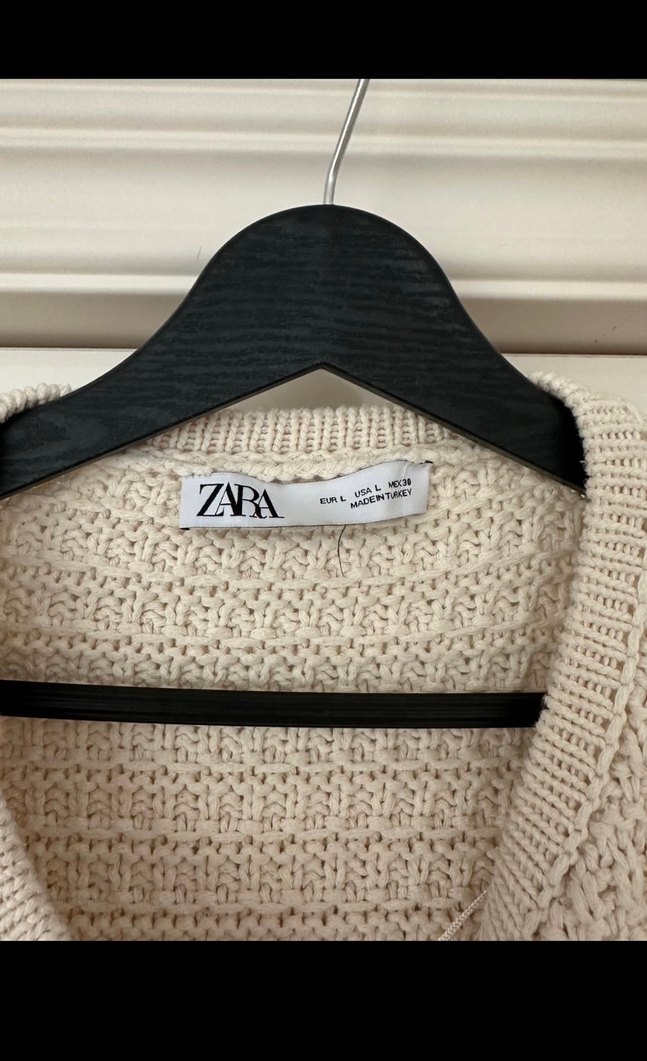 Kadın Gri Örgü Midi Hırka - Görsel 2