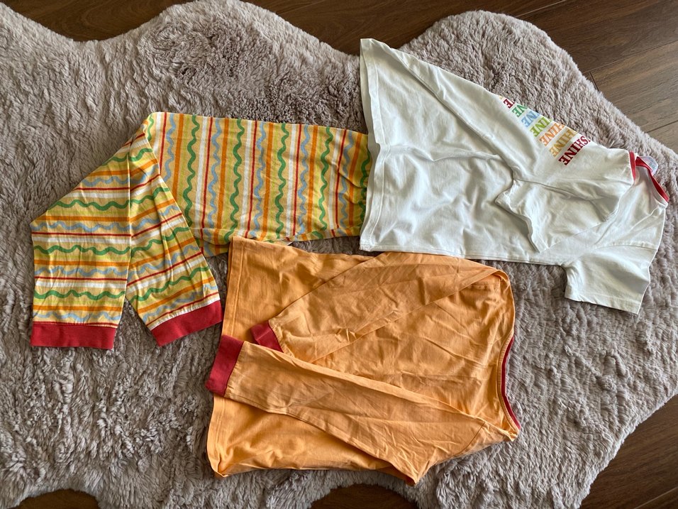 Kız Çocuk 3 parça  Pamuklu Pijama Takımı - Görsel 3