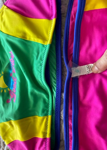 Renkli Kız Çocuk Bikini Takımı - Görsel 4