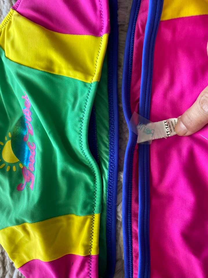 Renkli Kız Çocuk Bikini Takımı - Görsel 4