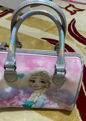 Pastel Renkli Frozen Temalı Çocuk Çantası - Görsel 2