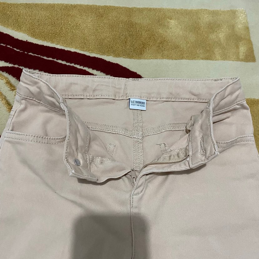 Bej çocuk Pamuklu Pantolon - Görsel 5