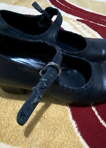 Siyah Tokalı Yüksek Topuklu Klasik Ayakkabı - Görsel 2