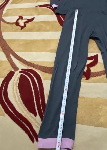 Baskılı Uzun Kollu Bohem Kız çocuk pijama takımı - Görsel 5