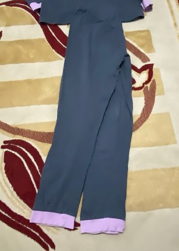 Baskılı Uzun Kollu Bohem Kız çocuk pijama takımı - Görsel 3