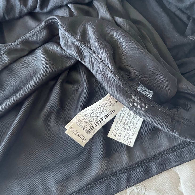 Orjinal Pembe Siyah Desenli Elbise - Görsel 2