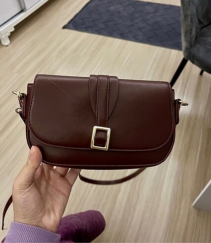 Bordo Kol Çantası