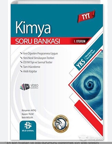 Bilgi Sarmal TYT Kimya Soru Bankası