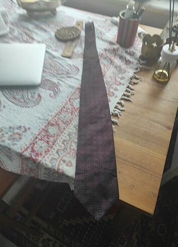 Bordo Saten Kravat 