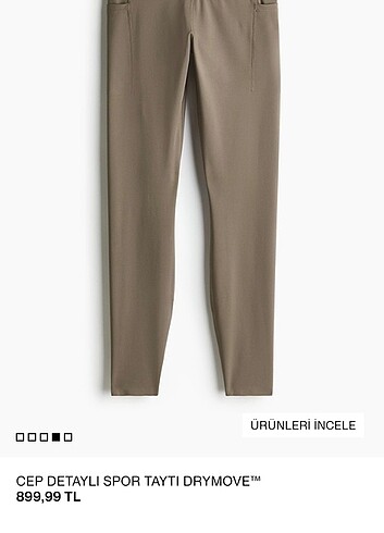 H&M H&M haki tayt dry move