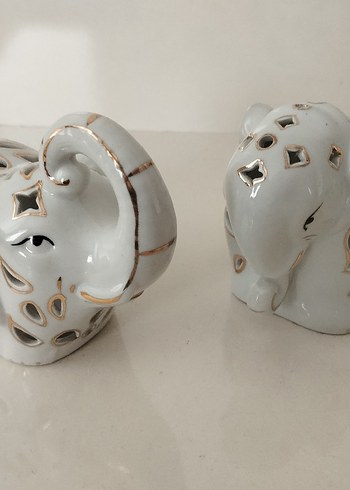 Beyaz Seramik Dekoratif Figürin - Görsel 4