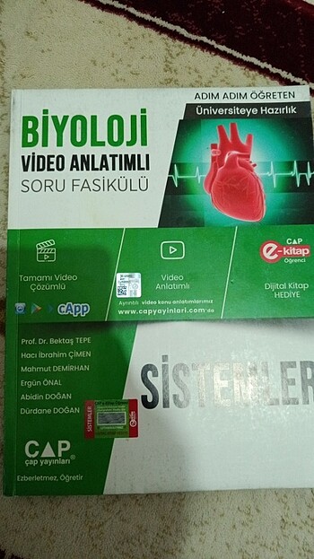 Çap yayınları ayt biyoloji sistemler 