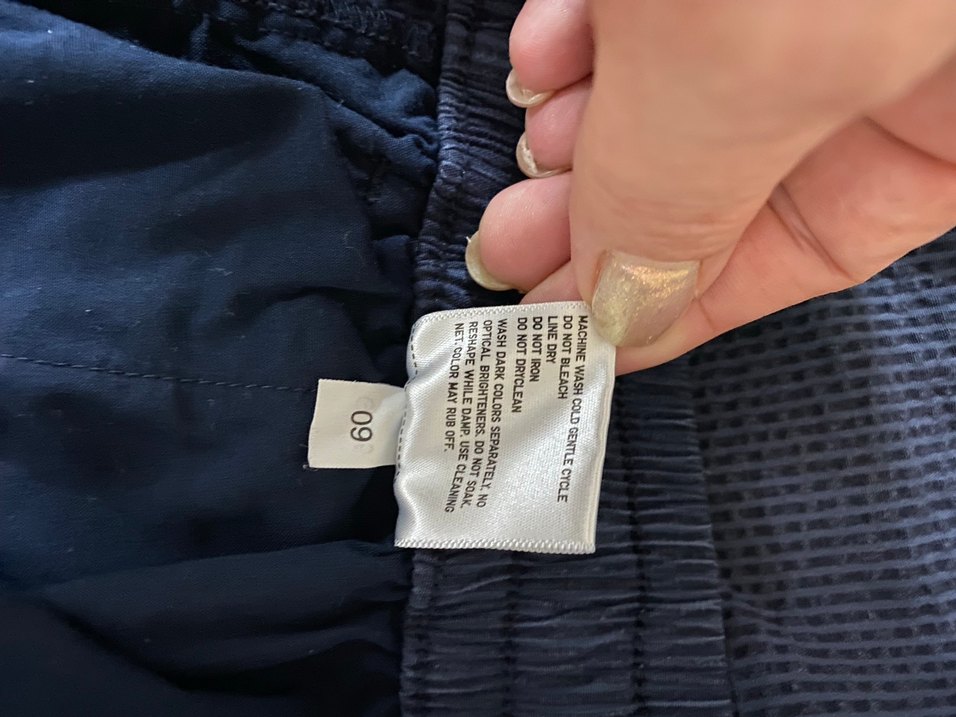 Erkek Lacivert Rahat Kesim Mini Denim Şort - Görsel 4
