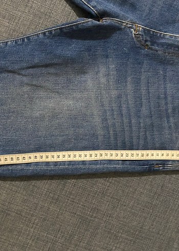 Erkek Mavi Denim Kemerli Şort - Görsel 10
