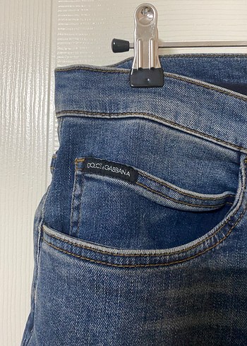 Erkek Mavi Denim Kemerli Şort - Görsel 3