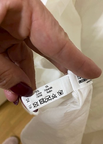 Uzun Beyaz Bohem Kadın Sabahlık - Görsel 7