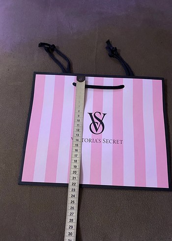 Victoria's Secret Pembe Çizgili Tote Çanta - Görsel 2