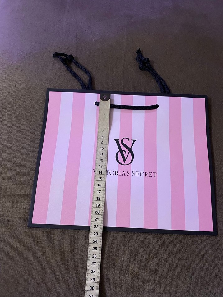 Victoria's Secret Pembe Çizgili Tote Çanta - Görsel 2