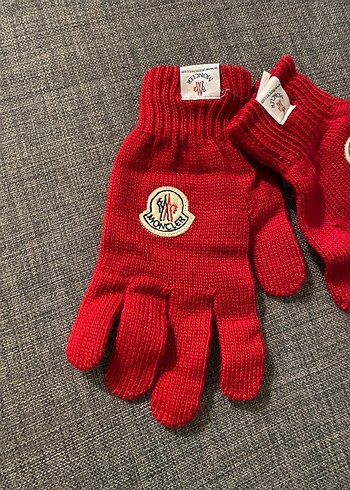 Kırmızı Örgü  ayan  Eldivenleri - Görsel 2