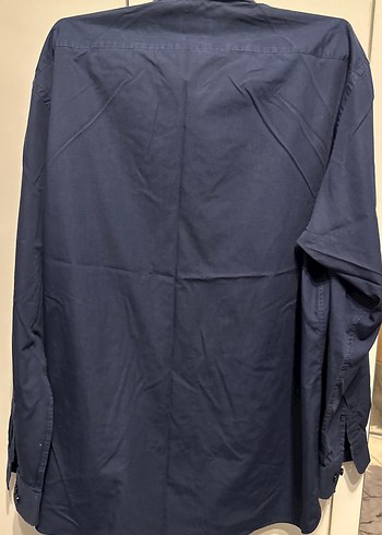 xxl Beden mavi Renk Erkek Lacivert Uzun Kollu Gömlek XXL