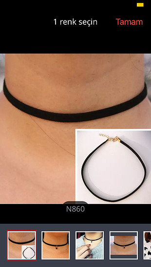 Tasarımcı kadife siyah choker