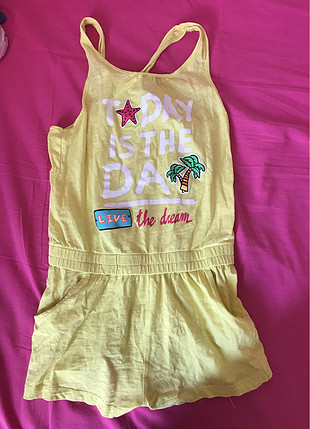 Zara kids tulum sarı