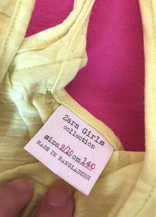Zara Zara kids tulum sarı