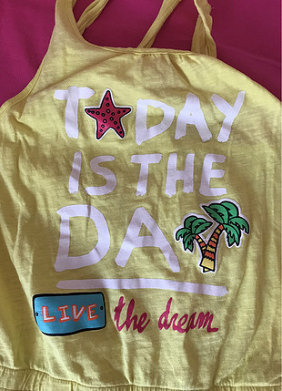s Beden sarı Renk Zara kids tulum sarı