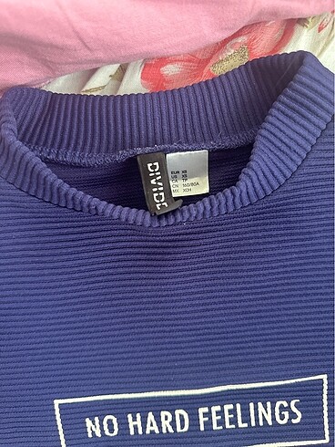xs Beden H&m mor crop tshirt