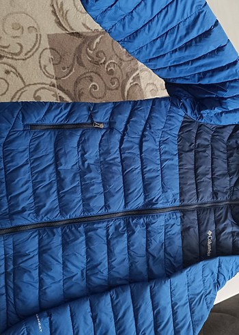 Columbia Columbia Mavi Fermuarlı Erkek Mont