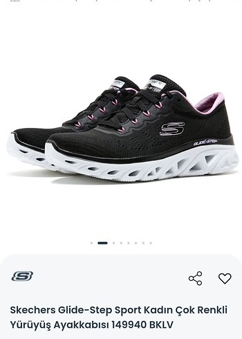 Skechers Glide-Step Siyah Kadın Spor Ayakkabı