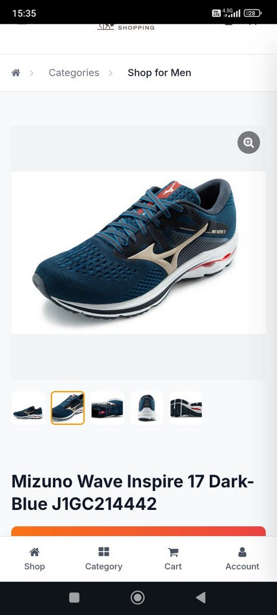 Mizuno Wave Inspire 17 Erkek Koşu Ayakkabısı - Görsel 2