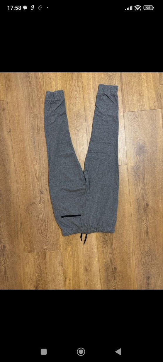 Gri Rahat Kesim Erkek Eşofman Altı - Görsel 3