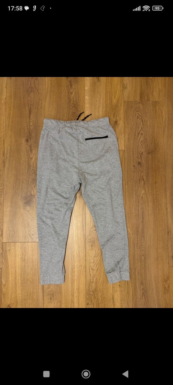 Gri Rahat Kesim Erkek Eşofman Altı - Görsel 2