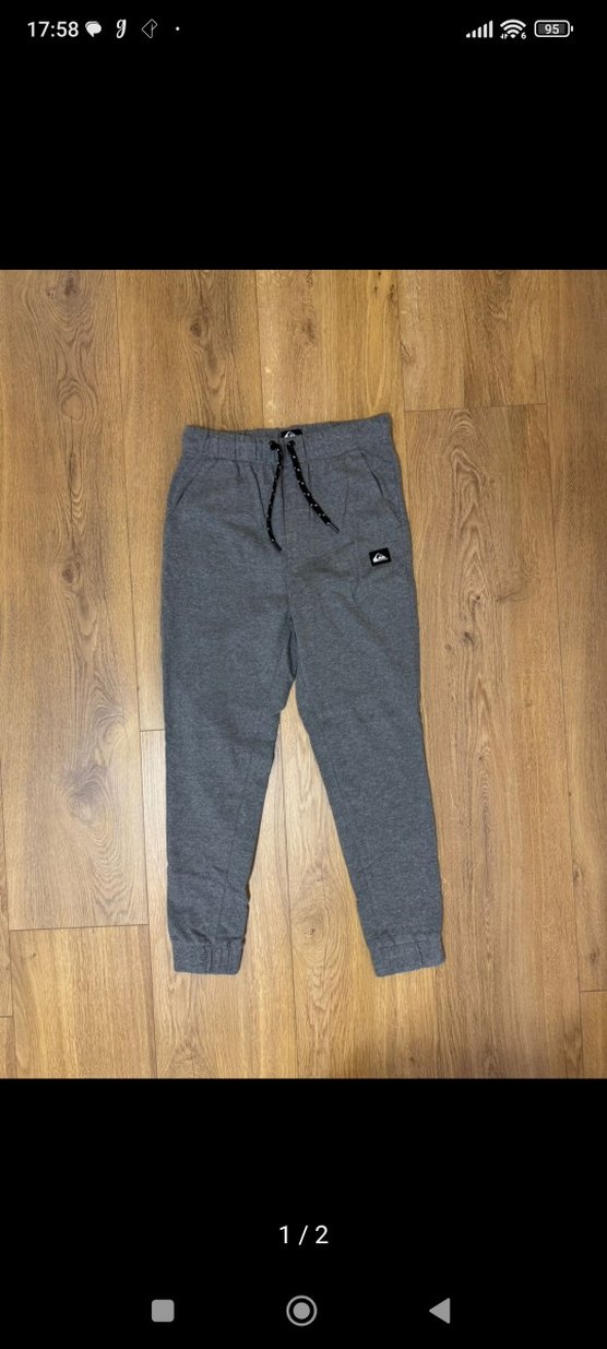 Gri Rahat Kesim Erkek Eşofman Altı - Görsel 4