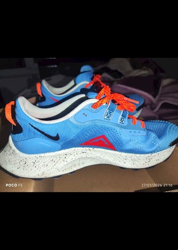 Nike Pegasus Trail 3 Erkek Spor Ayakkabı - Mavi - Görsel 11