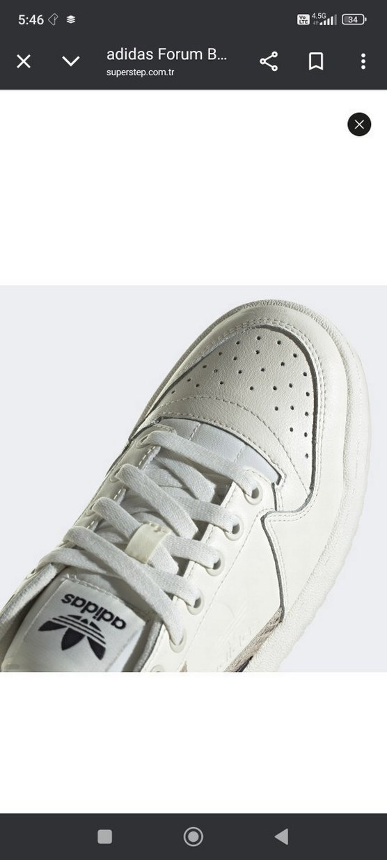 Adidas Forum Beyaz Yılan Derisi Desenli Kadın Spor Ayakkabı - Görsel 3