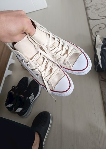 Converse Chuck Taylor All Star Classic Krem Sneaker - Görsel 10