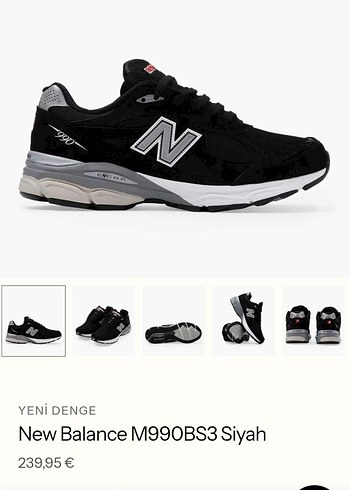 Yeni Siyah New Balance Spor Ayakkabı - Görsel 8