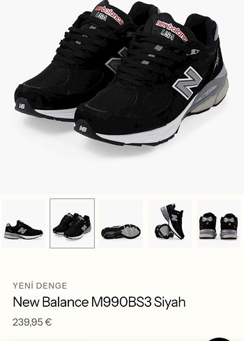 Yeni Siyah New Balance Spor Ayakkabı - Görsel 9