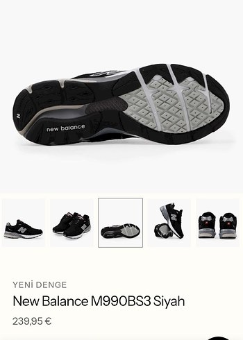 Yeni Siyah New Balance Spor Ayakkabı - Görsel 11