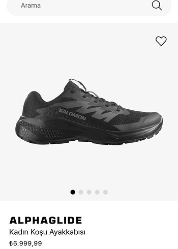 Alphaglide Kadın Siyah Koşu Ayakkabısı - Görsel 3