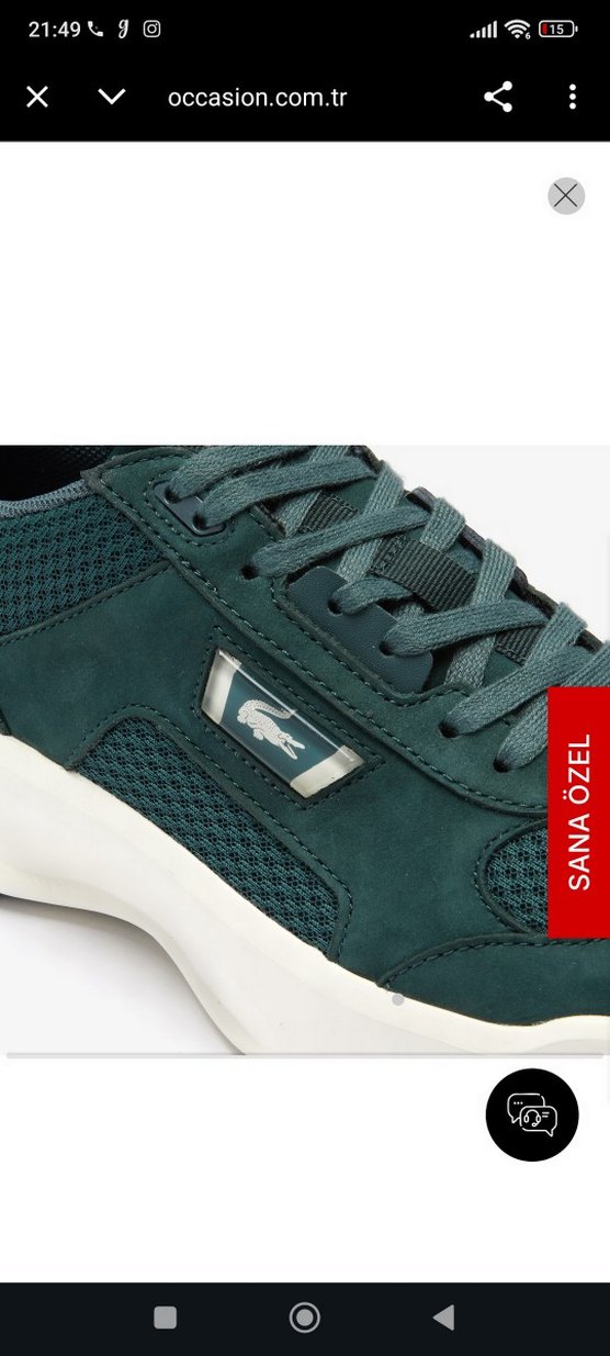 Lacoste erkek spor ayakkabı - Görsel 5