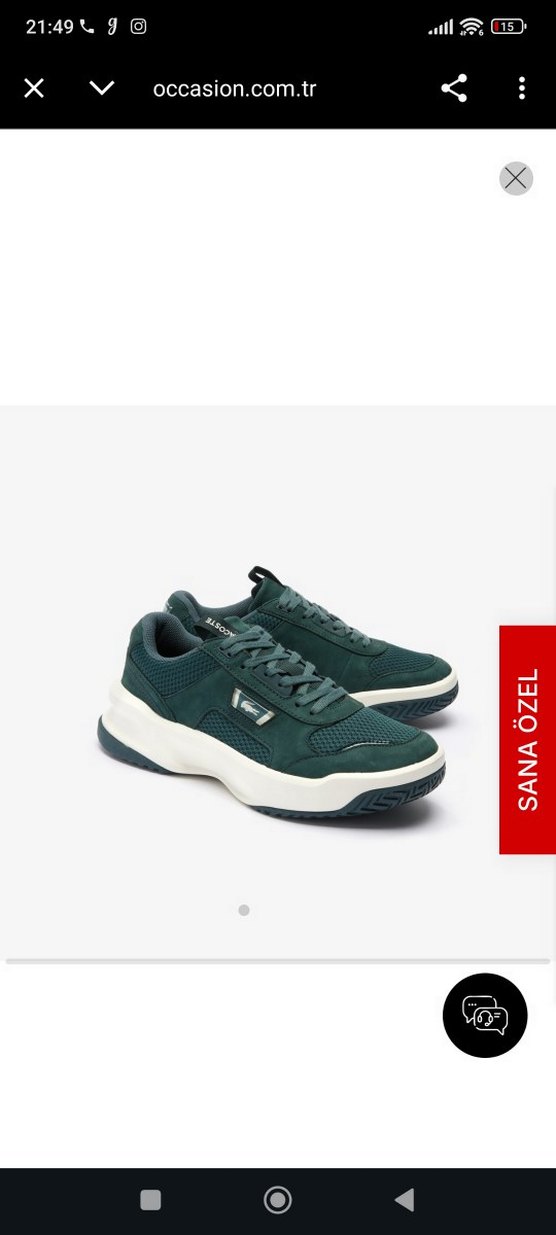 Lacoste erkek spor ayakkabı - Görsel 2