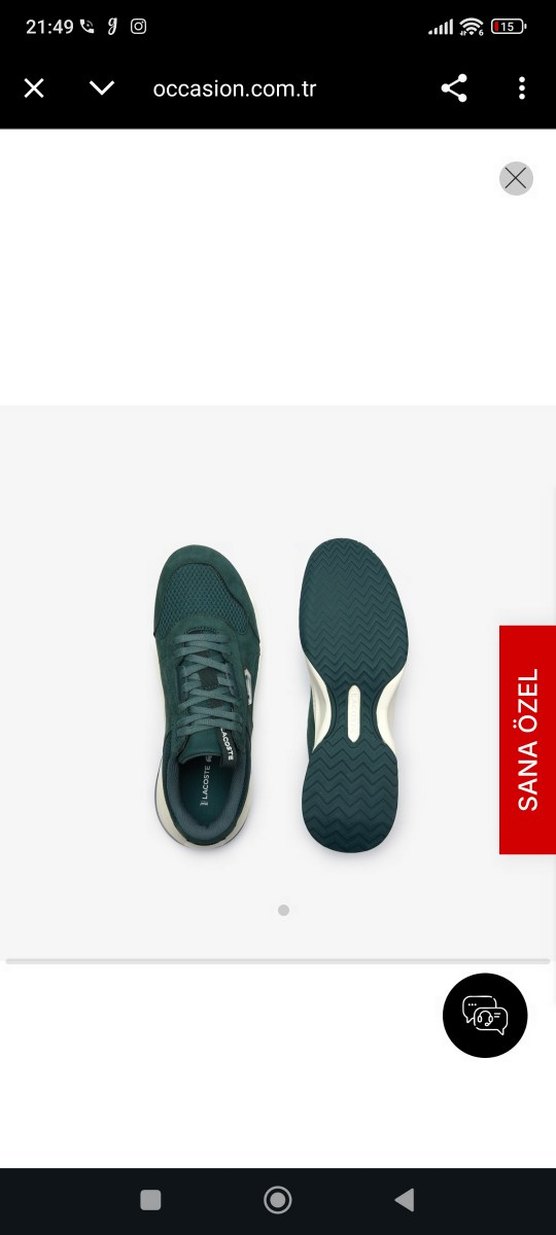 Lacoste erkek spor ayakkabı - Görsel 3