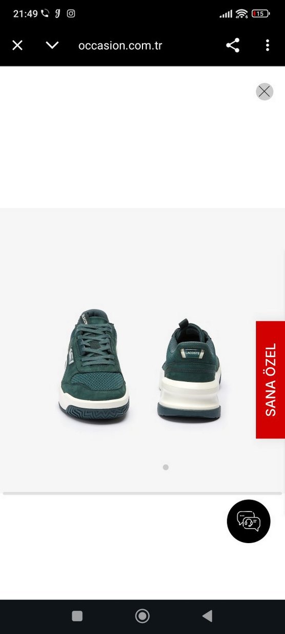 Lacoste erkek spor ayakkabı - Görsel 4