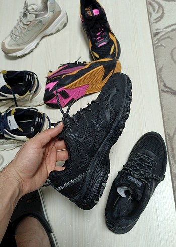 Skechers Siyah Erkek Spor Ayakkabı - Görsel 10