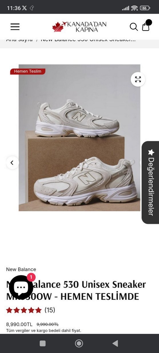 New Balance 530 erkek spor Ayakkabı - Görsel 3