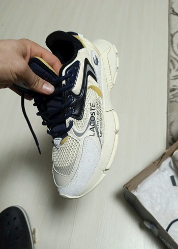 Lacoste Erkek Beyaz Gri Spor Ayakkabı - Görsel 2